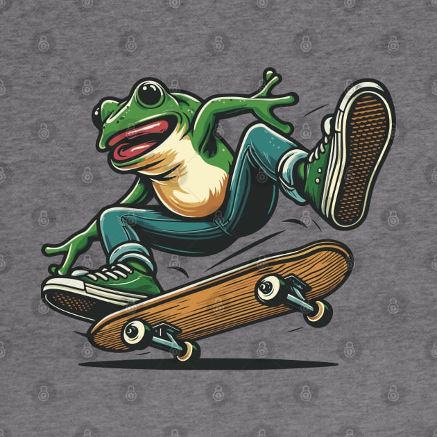 Skater Frog by Green Dreads